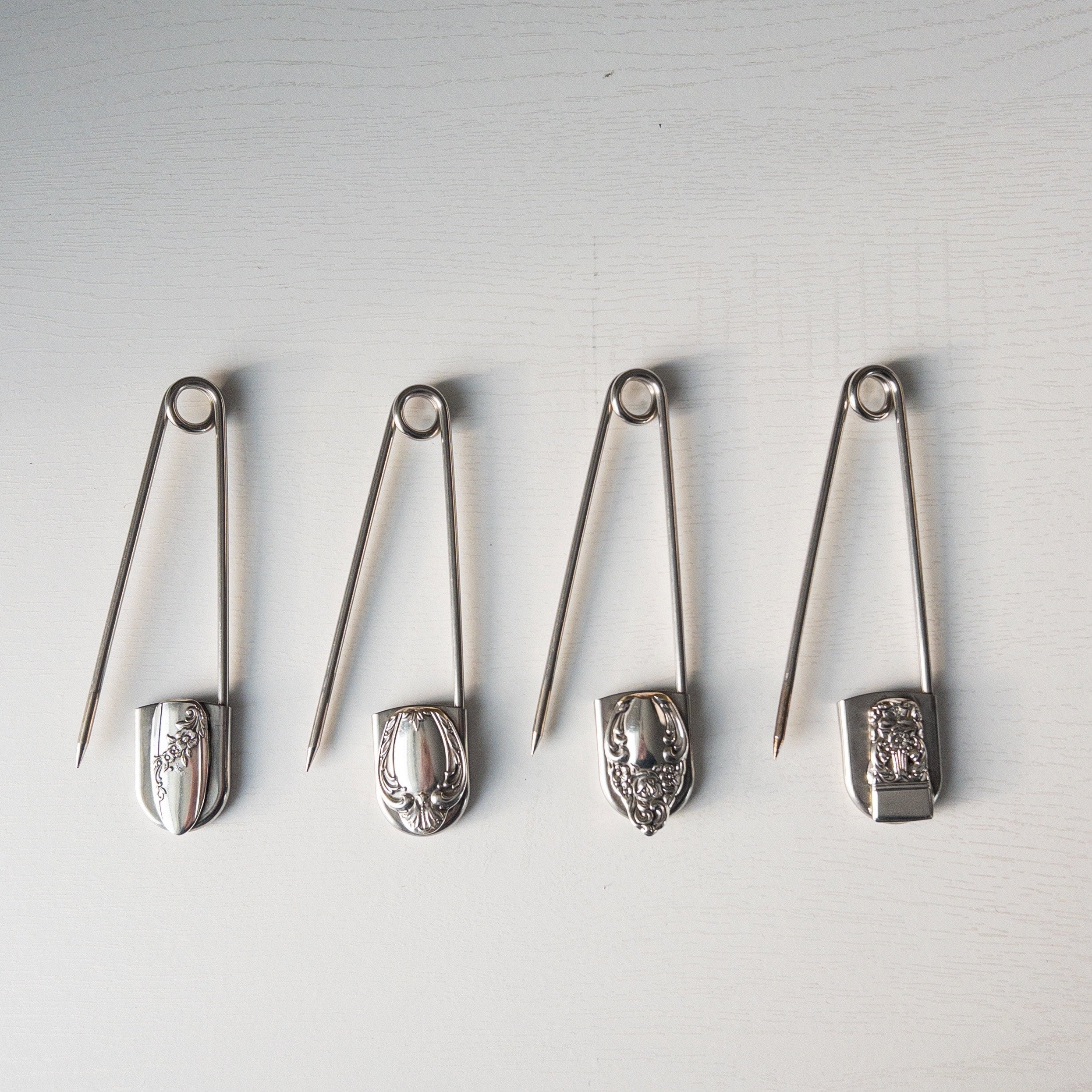 Giant Safety Pin Keychain/Purse Clip | Girl Ran Away with the Spoon