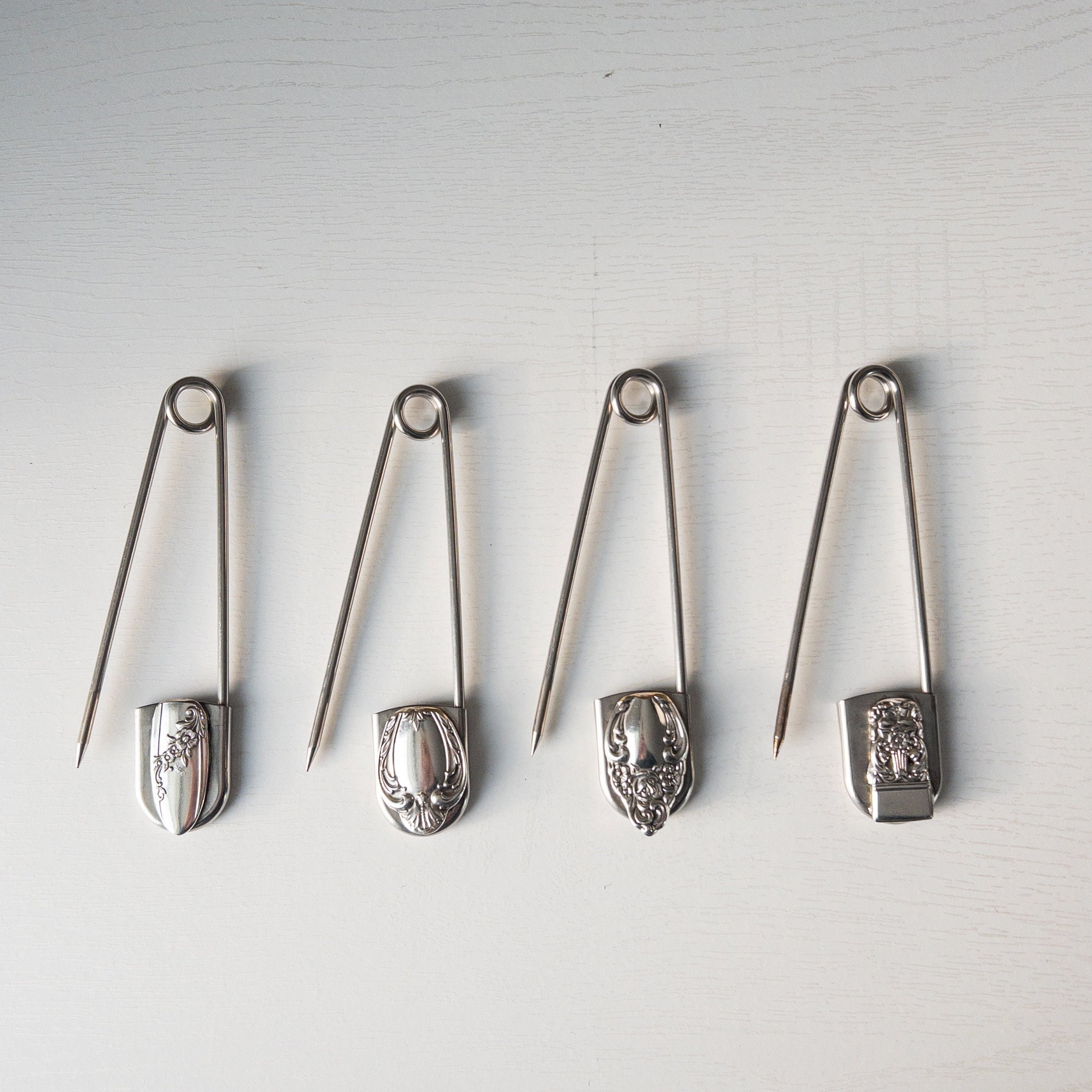 Giant Safety Pin Keychain/Purse Clip | Girl Ran Away with the Spoon